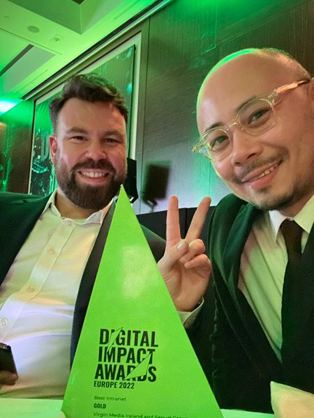 Digita Impact Awards 2022 Sequel Group team wins Best Intranet